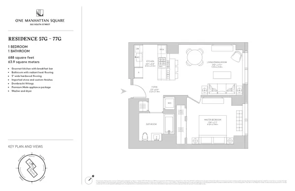 $6,495 | 252 South Street, Unit 73G | Two Bridges