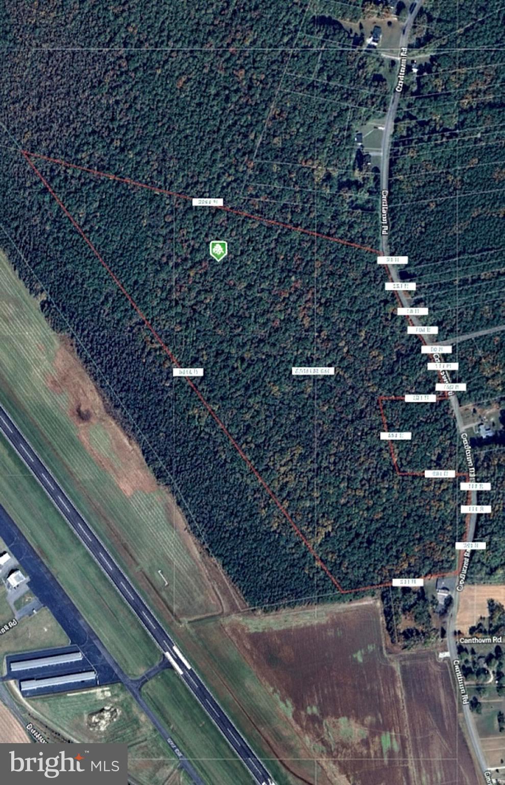 Cordtown Road Cambridge, MD 21613 - Photo 3 of 3 Ariel view with lot dimensions