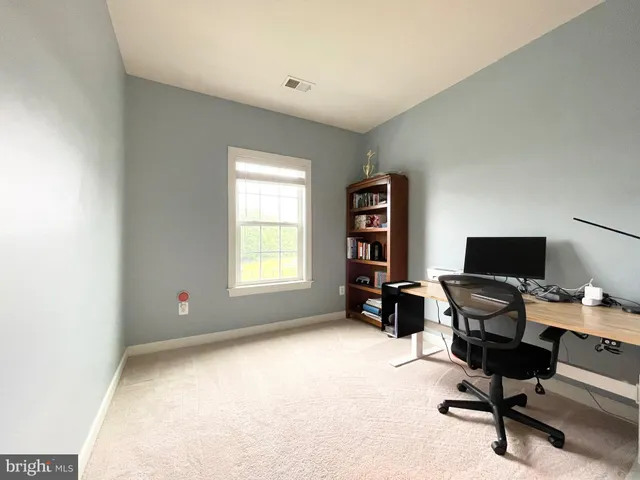 a workspace with a window