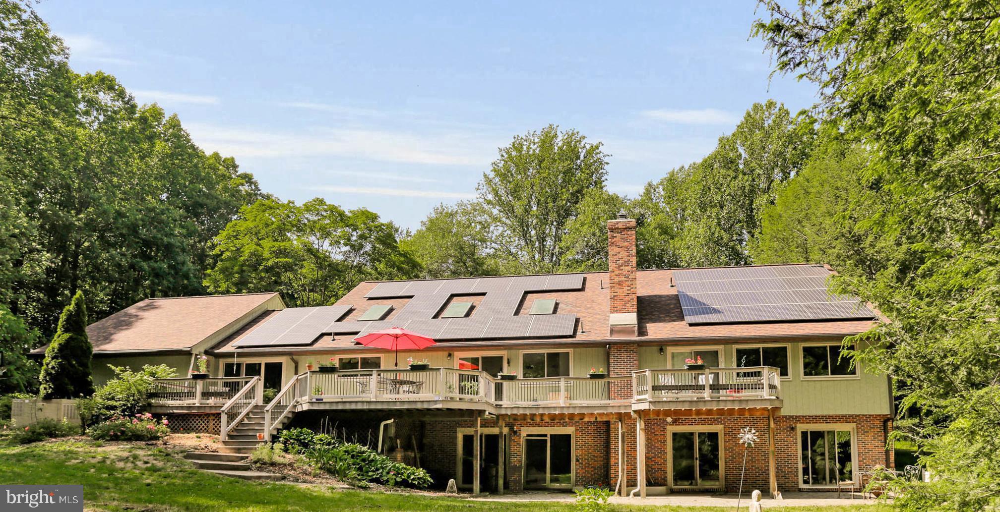 7033 Mink Hollow Road Highland, MD 20777 - Photo 66 of 83 Back view with solar panels