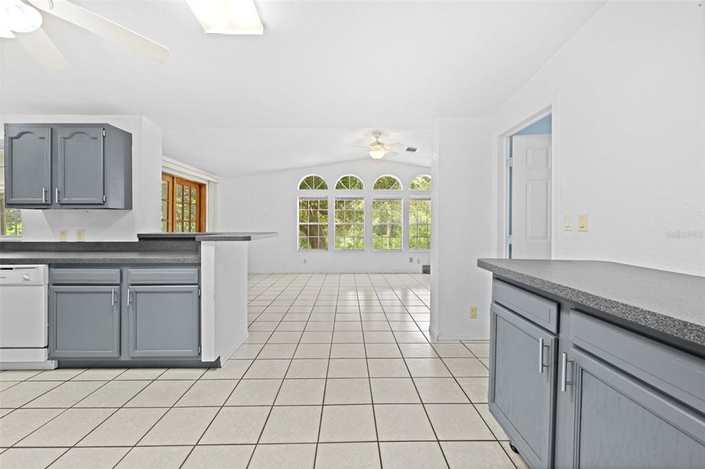 33320 Larkin Road Dade City, FL 33523 - Photo 20 of 60 a kitchen with stainless steel appliances granite countertop a sink and a stove top oven