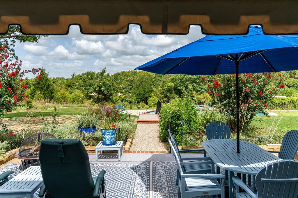 919 Harrell Road Howe, TX 75459 - Photo 18 of 40 View from the patio area of the main house showing the stunning views of the estate.