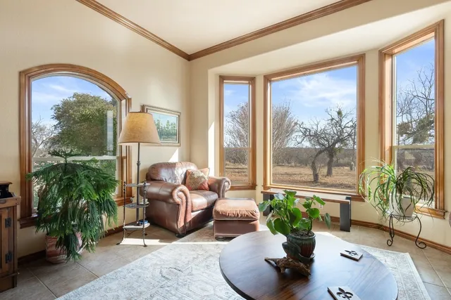 a view of a house with a garden