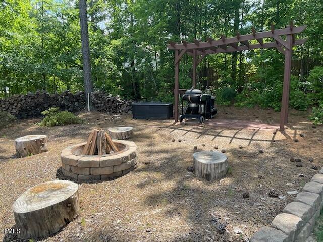 45 Timberwind Road Franklinton, NC 27525 - Photo 5 of 30 Firepit area