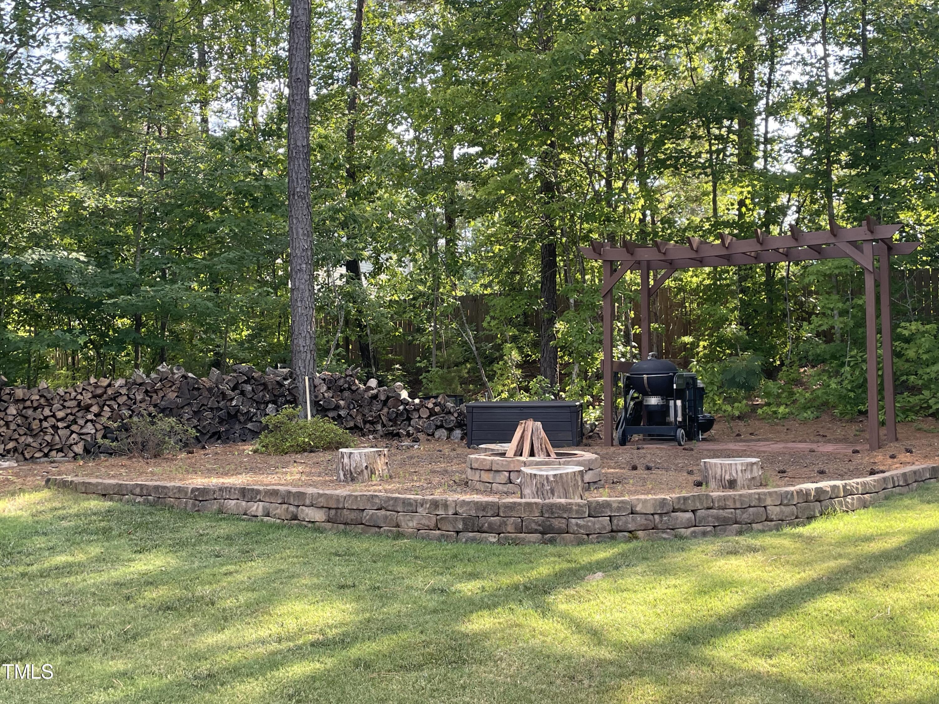 45 Timberwind Road Franklinton, NC 27525 - Photo 6 of 30 Fire pit