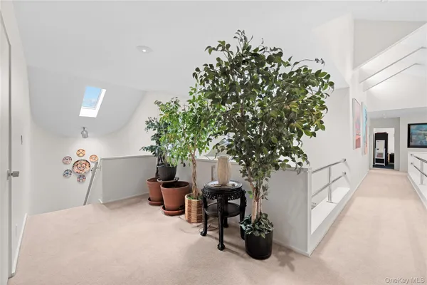 view of a room with a potted plant