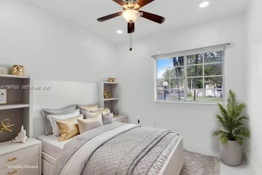 4127 Northeast 30th Street Homestead, FL 33033 - Photo 21 of 50 a bedroom with a bed and a window