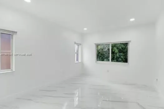 a view of a room with an empty racks