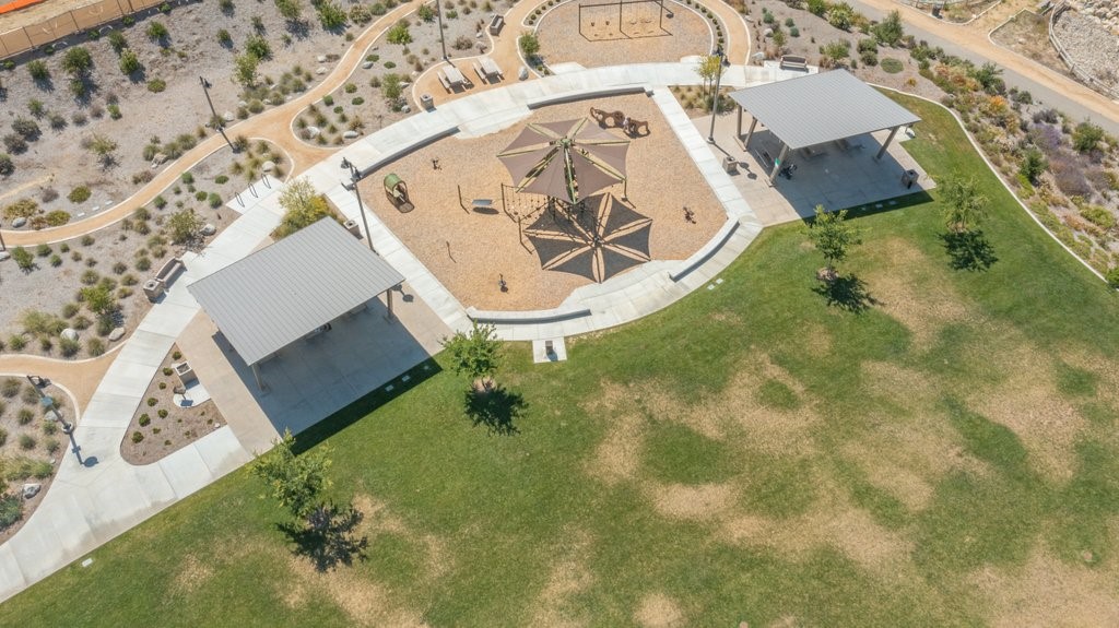 32250 Olea Way Temecula, CA 92591 - Photo 34 of 39 an aerial view of a house with a swimming pool