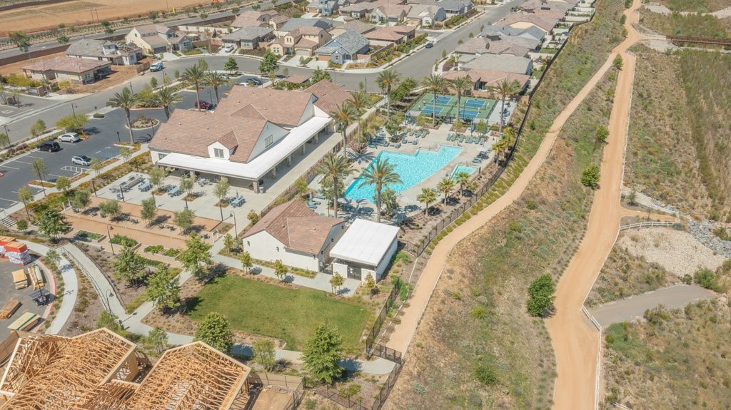 32250 Olea Way Temecula, CA 92591 - Photo 38 of 39 an aerial view of a house with a yard