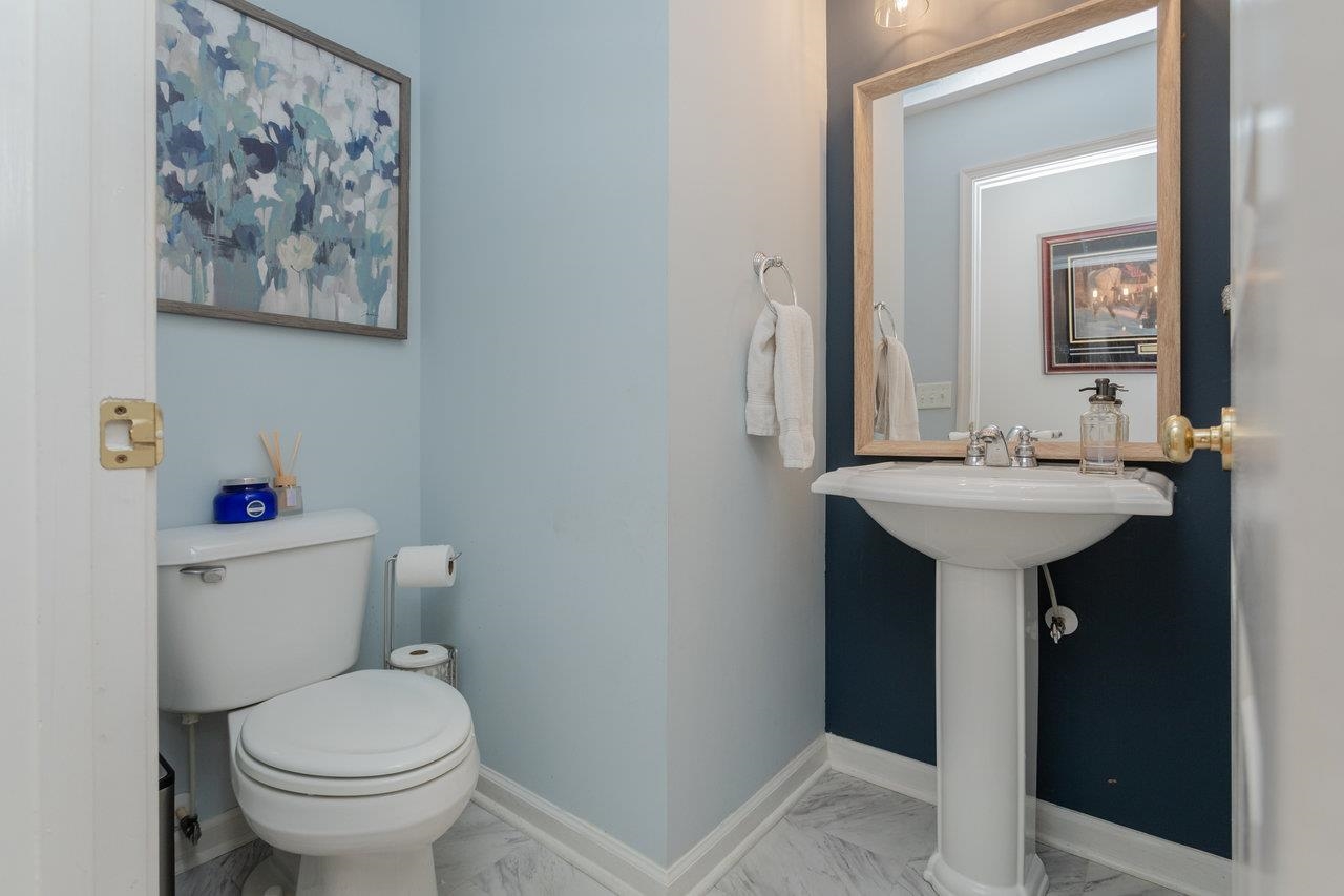 3750 Davis Road Penn Laird, VA 22846 - Photo 47 of 73 a bathroom with a sink toilet and a mirror