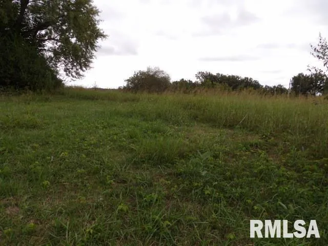 a view of a lake and green valley