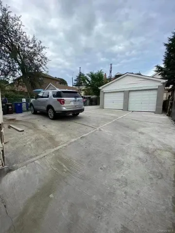 a car parked in front of house