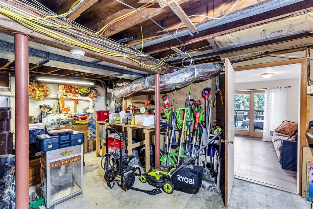 53 Sandy Beach Road Holland, MA 01521 - Photo 36 of 40 a view of a storage room with racks