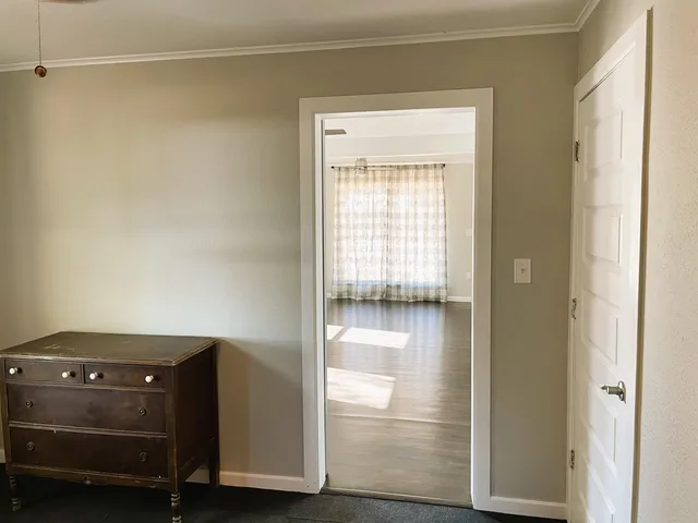 a view of storage and utility room