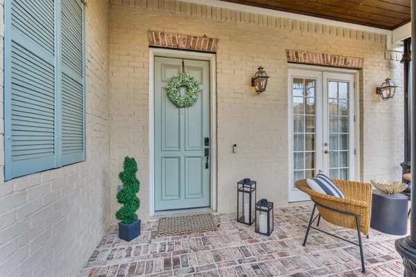 a view of a hallway with interior of the house