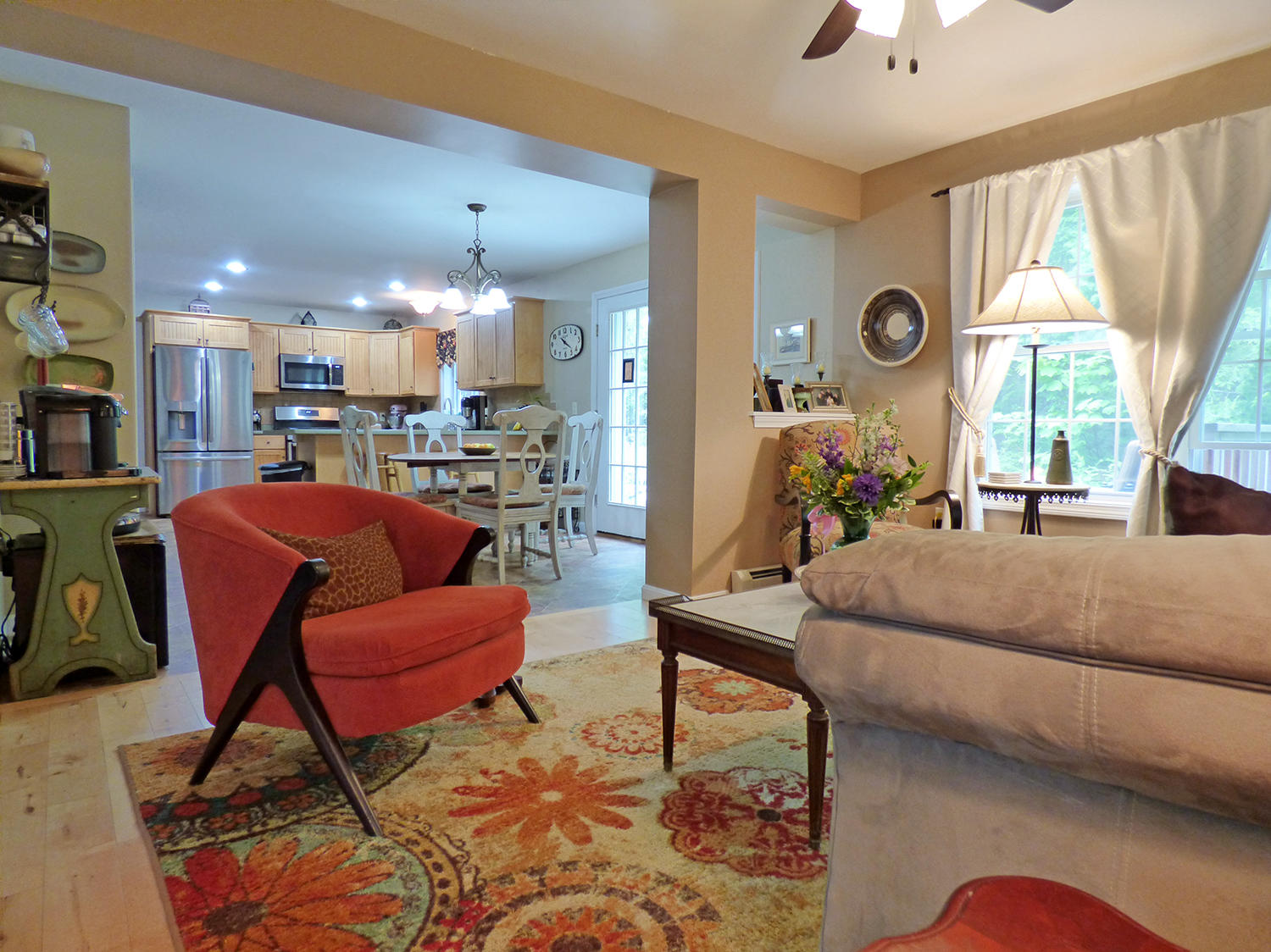 113 Hall Quarry Road Mount Desert, ME 04660 - Photo 13 of 31 LRtoKitchen