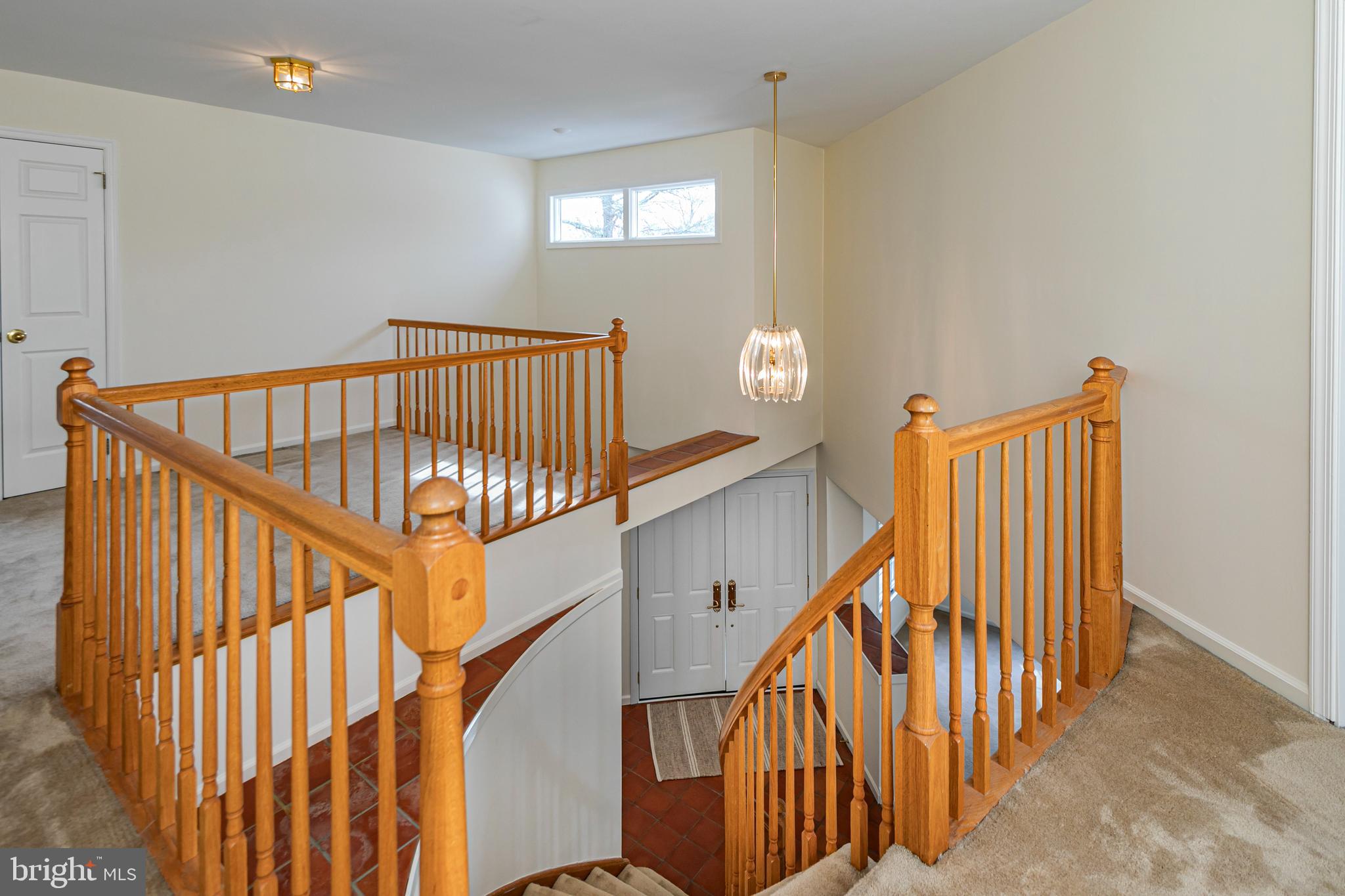 30 Baldwin Street Pennington, NJ 08534 - Photo 21 of 37 a view of staircase with railing and white walls
