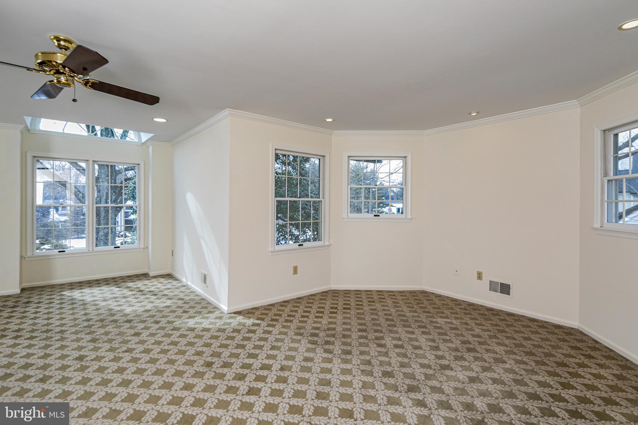 30 Baldwin Street Pennington, NJ 08534 - Photo 25 of 37 a view of empty room with wooden floor and fan