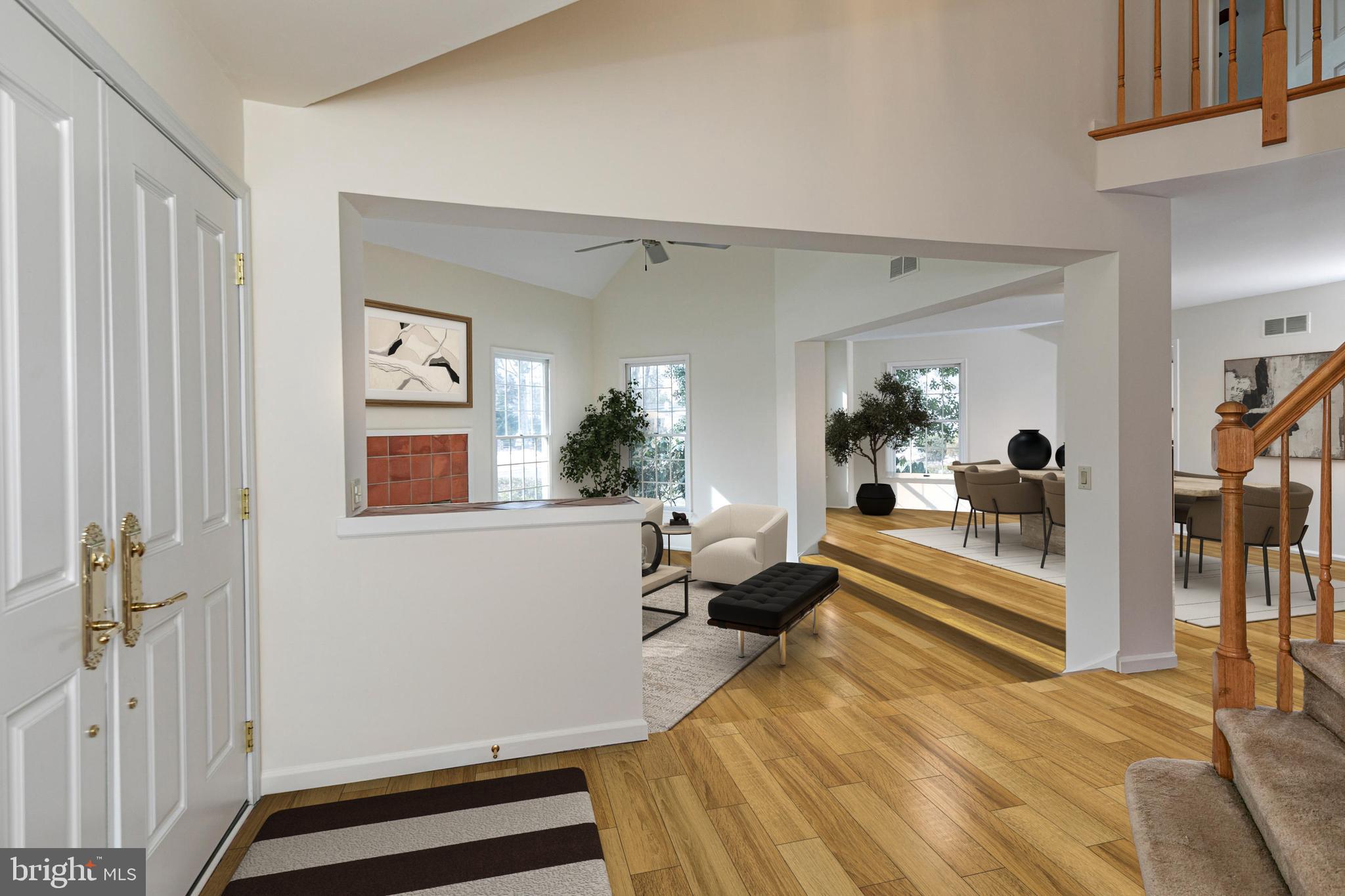 30 Baldwin Street Pennington, NJ 08534 - Photo 6 of 34 a bedroom with a bed and a chandelier