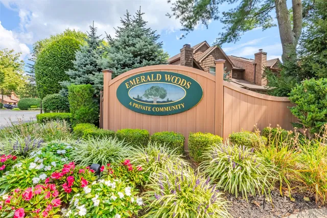 an aerial view of house with yard and mountain view in back