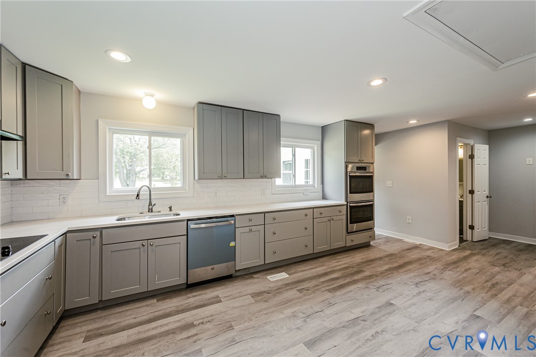 2015 Fordson Road Richmond, VA 23229 - Photo 14 of 48 Spacious kitchen featuring extensive gray cabinetr