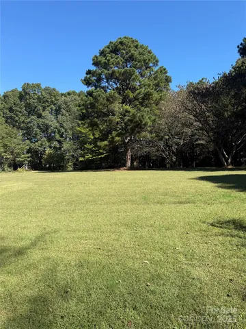 a view of an outdoor space and swimming pool