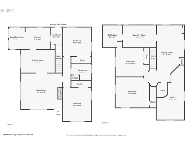 a picture of a floor plan