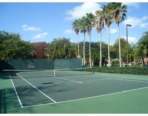 a view of a tennis court