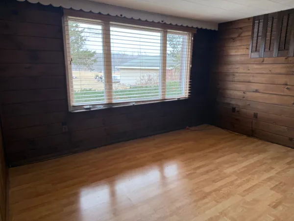 a view of a storage and utility room