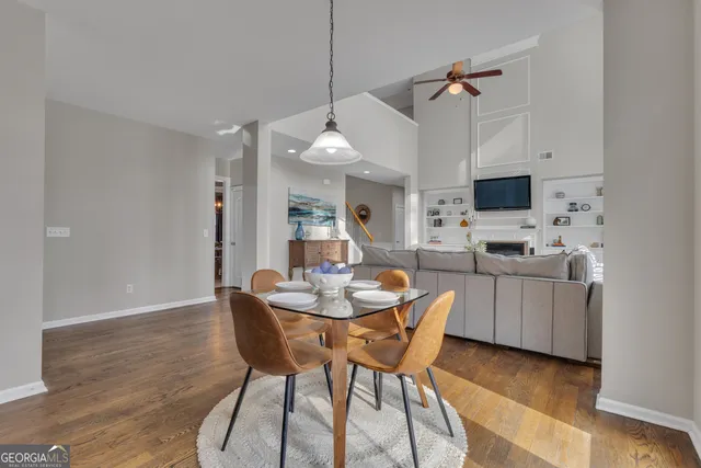 a view of room with stairs