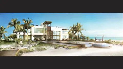 a picture of a bathroom with mirror gate