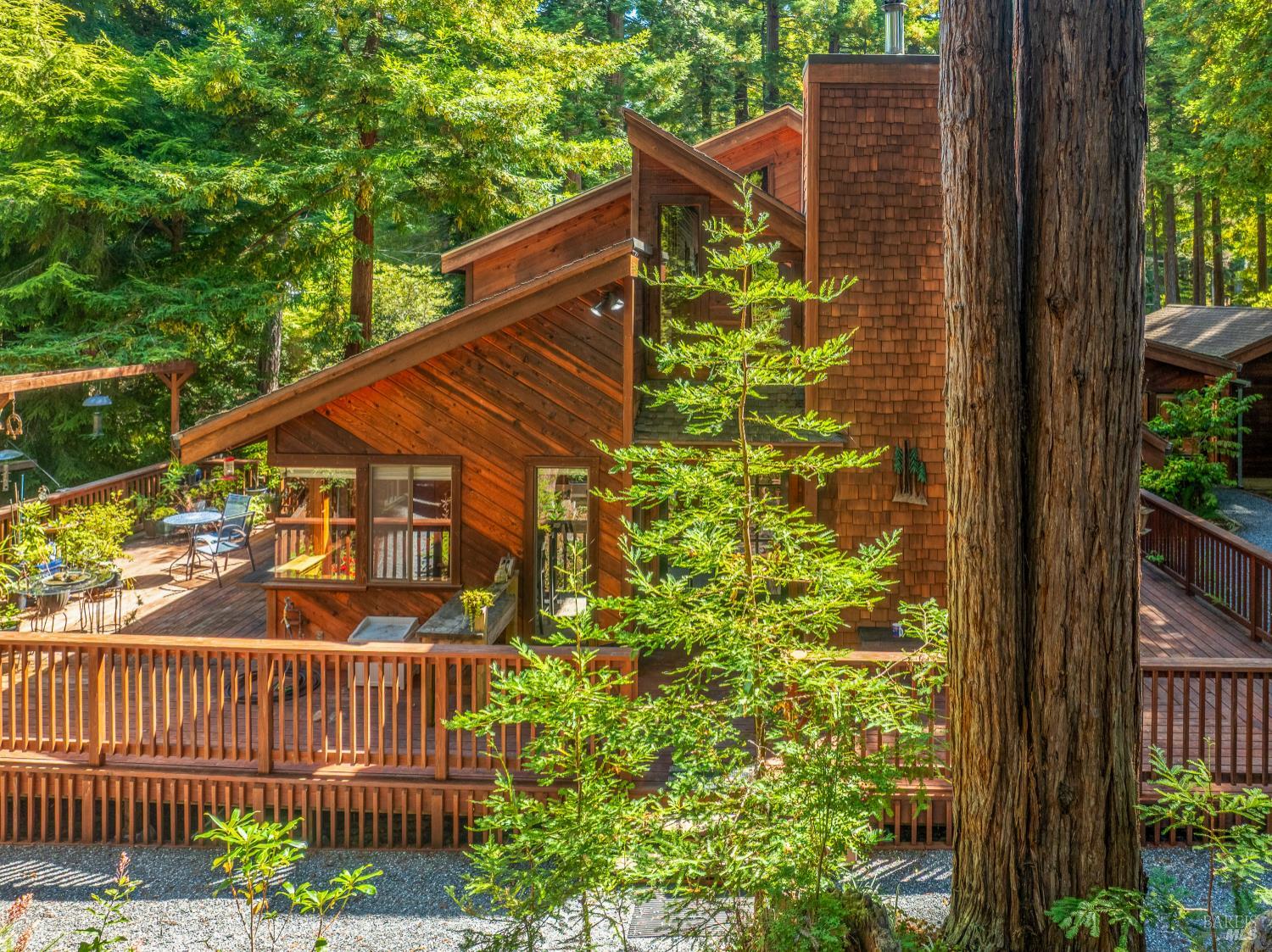 17451 Redwood Springs Drive Fort Bragg, CA 95437 - Photo 43 of 43 a view of a balcony with plants