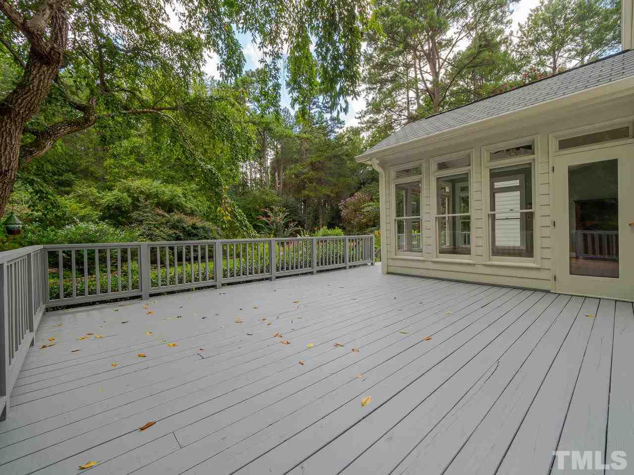 200 Claflin Court Raleigh, NC 27614 - Photo 8 of 13 a view of a wooden deck