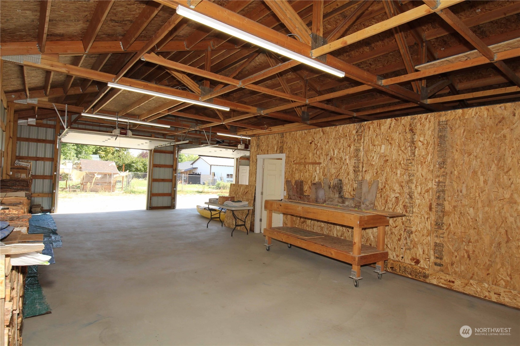 1004 Riverside Avenue Twisp, WA 98856 - Photo 29 of 40 a view of a room with wooden walls and roof