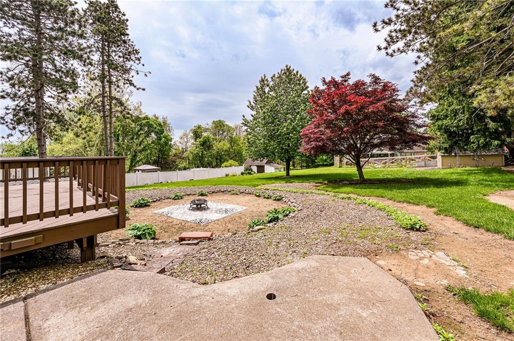 621 Sandy Hill Road Irwin, PA 15642 - Photo 40 of 50 a view of a backyard with wooden floor