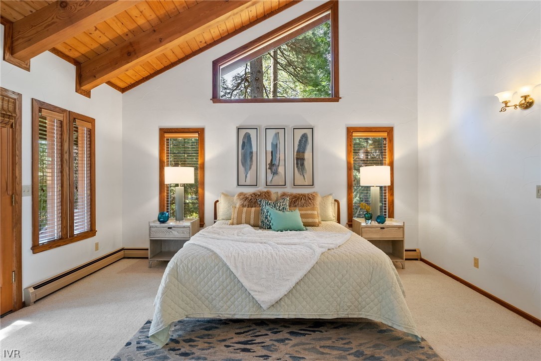106 Jobs Peak Road Incline Village, NV 89451 - Photo 17 of 49 a bedroom with a large bed and a window