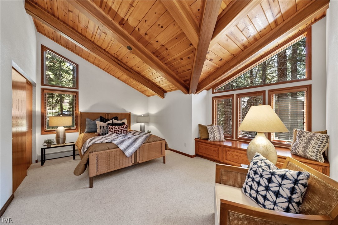 106 Jobs Peak Road Incline Village, NV 89451 - Photo 28 of 49 a bed room with a bed and a lamp