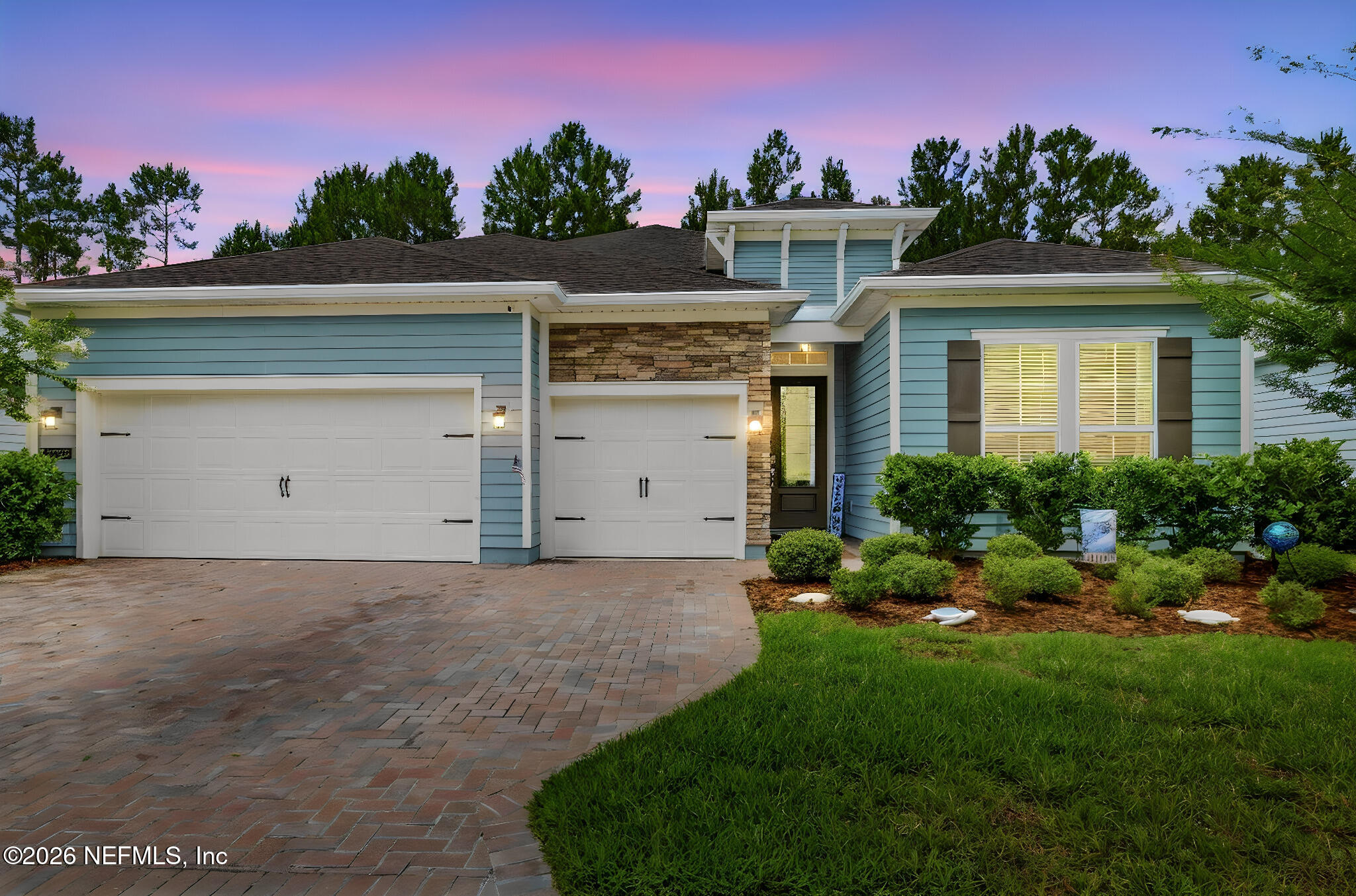 75225 White Rabbit Avenue Yulee, FL 32097 - Photo 2 of 63 2-web-or-mls-Front Exterior day to dusk