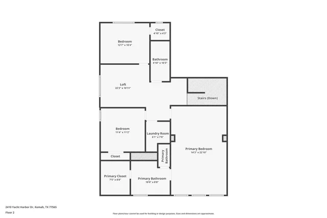 $2,995 | 2410 Yacht Hbr Drive, Kemah, TX 77565