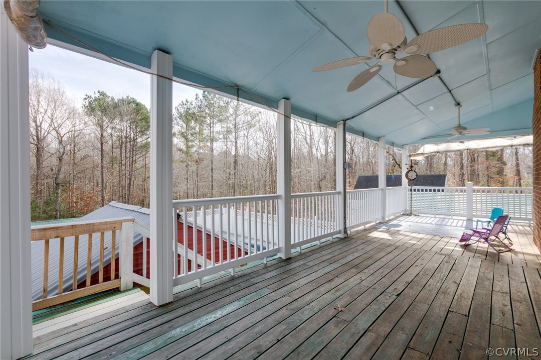9501 Elkwood Road Midlothian, VA 23112 - Photo 21 of 22 Covered porch is located off the living room and o