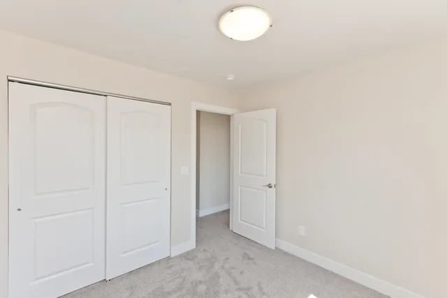 an empty room with window