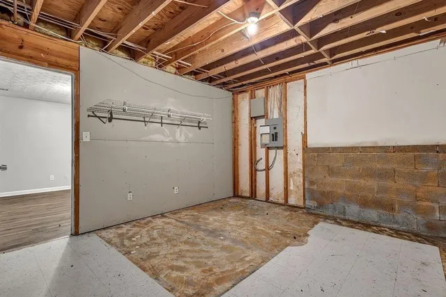 a view of an empty room