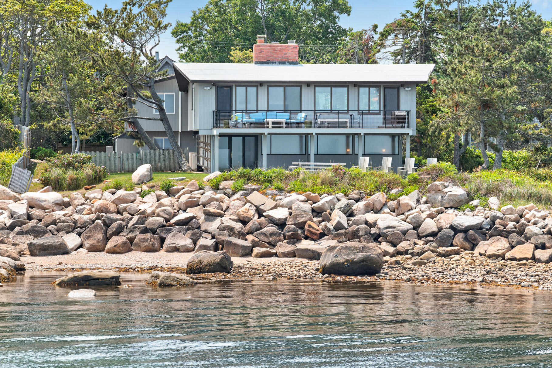 78 Gardiner Road Woods Hole, MA 02543 - Photo 2 of 52 Exterior from Buzzards Bay