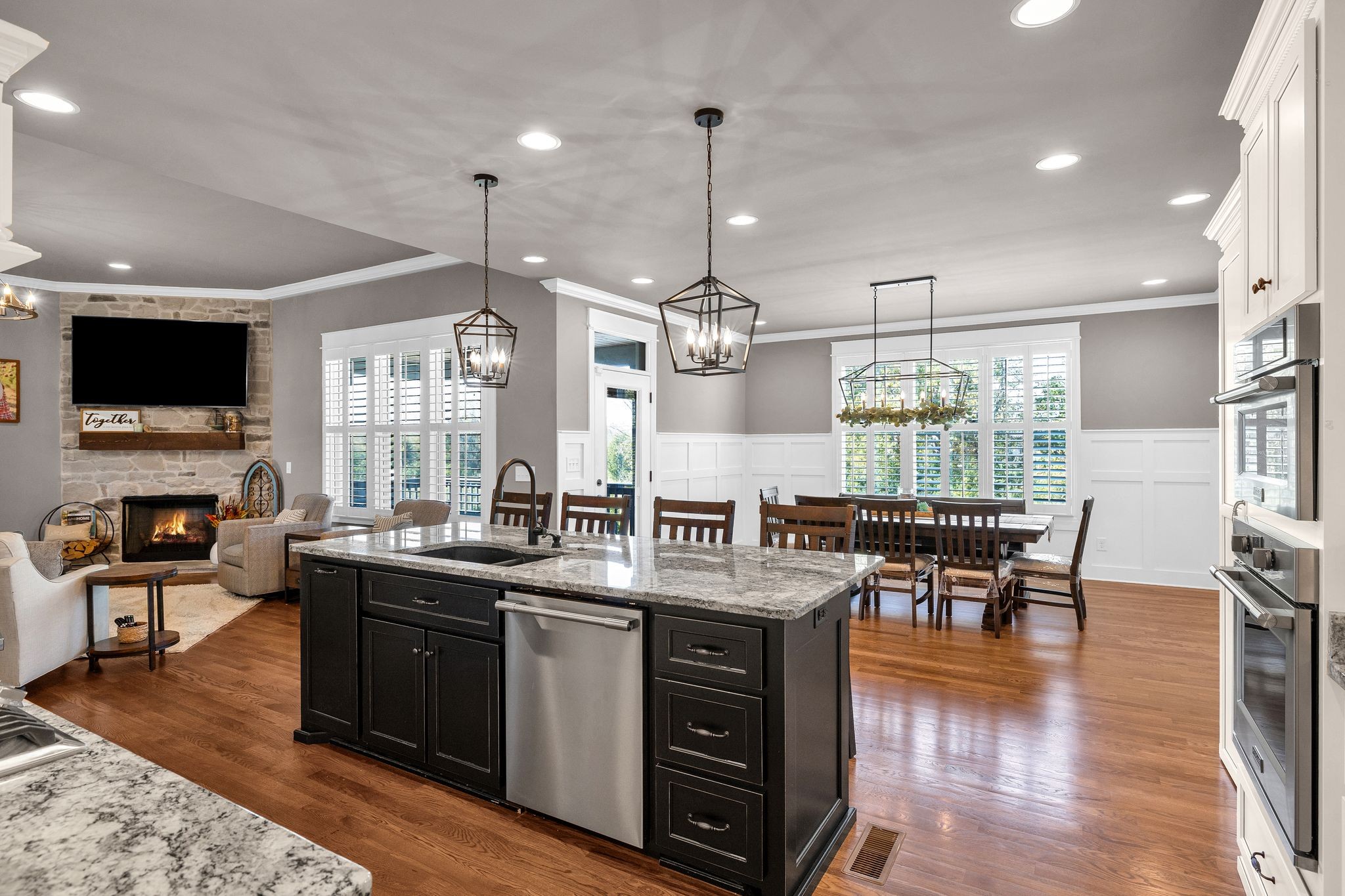 1032 Abbey Rd Way Spring Hill, TN 37174 - Photo 15 of 51 a kitchen with lots of counter space and dining table