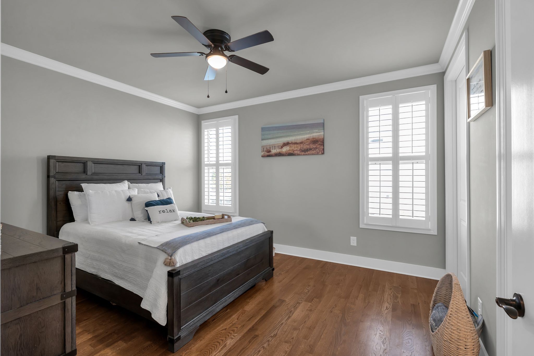 1032 Abbey Rd Way Spring Hill, TN 37174 - Photo 30 of 51 a bedroom with a bed and a large window