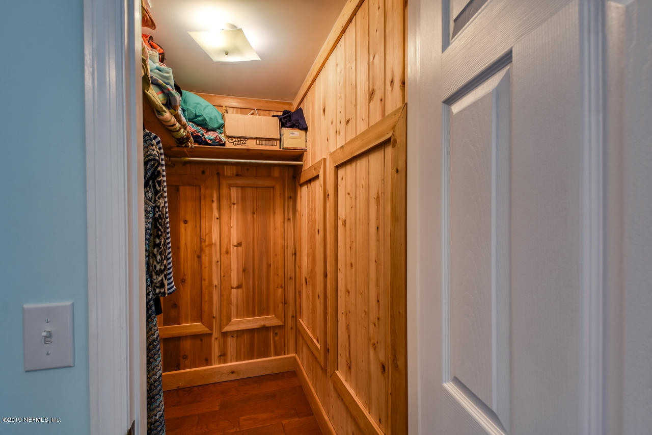 8224 River Road St. Augustine, FL 32092 - Photo 22 of 41 Cedar Closet with Hidden Storage