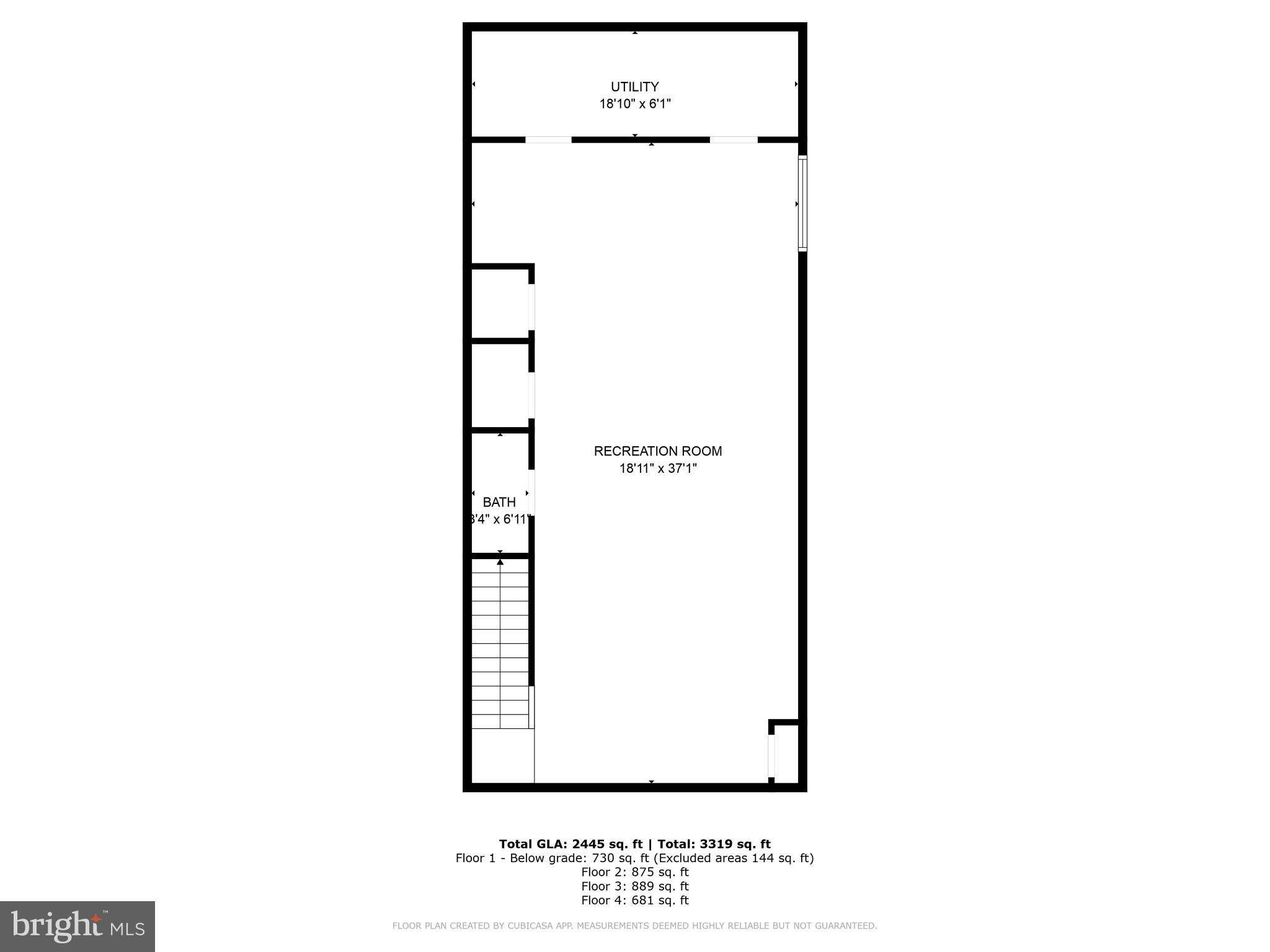 142 Merion Avenue Narberth, PA 19072 - Photo 67 of 67 lower level floor plan