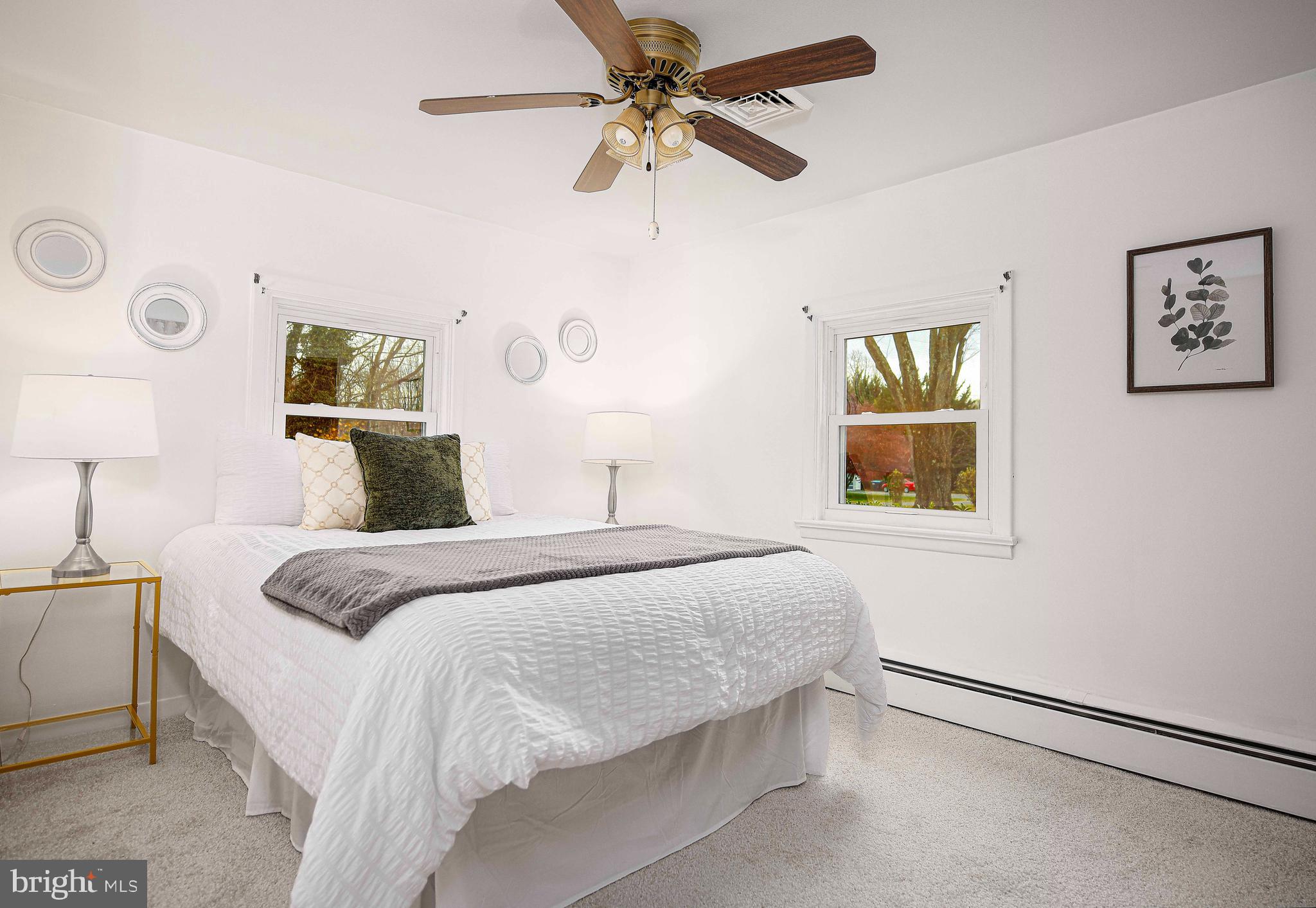 1710 Granite Road Darlington, MD 21034 - Photo 28 of 56 a bedroom with a bed and a chandelier