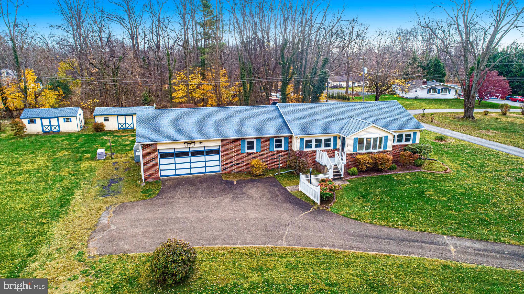 1710 Granite Road Darlington, MD 21034 - Photo 44 of 56 an aerial view of a house with garden space and street view